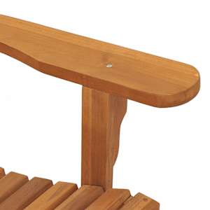 Zahradní houpací židle Adirondack 79x100x103 cm masivní teak - obrázek 6