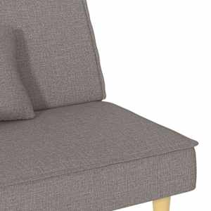 Rozkládací pohovka taupe textil - obrázek 10