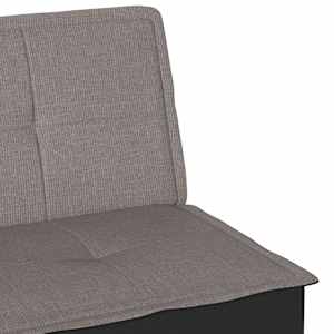 Rozkládací pohovka taupe textil - obrázek 10