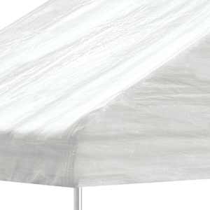 Altán se střechou bílý 5,88 x 2,23 x 3,75 m polyethylen - obrázek 3