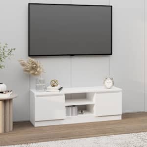 TV skříňka s dvířky bílá 102 x 30 x 36 cm - obrázek 1