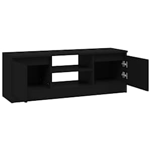 TV skříňka s dvířky černá 102 x 30 x 36 cm - obrázek 6