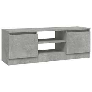 TV skříňka s dvířky betonově šedá 102 x 30 x 36 cm - obrázek 2
