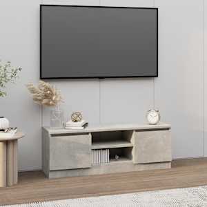 TV skříňka s dvířky betonově šedá 102 x 30 x 36 cm - obrázek 1