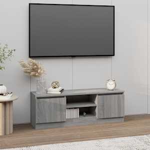 TV skříňka s dvířky šedá sonoma 102 x 30 x 36 cm - obrázek 1