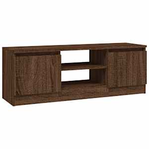 TV skříňka s dvířky hnědý dub 102 x 30 x 36 cm - obrázek 2