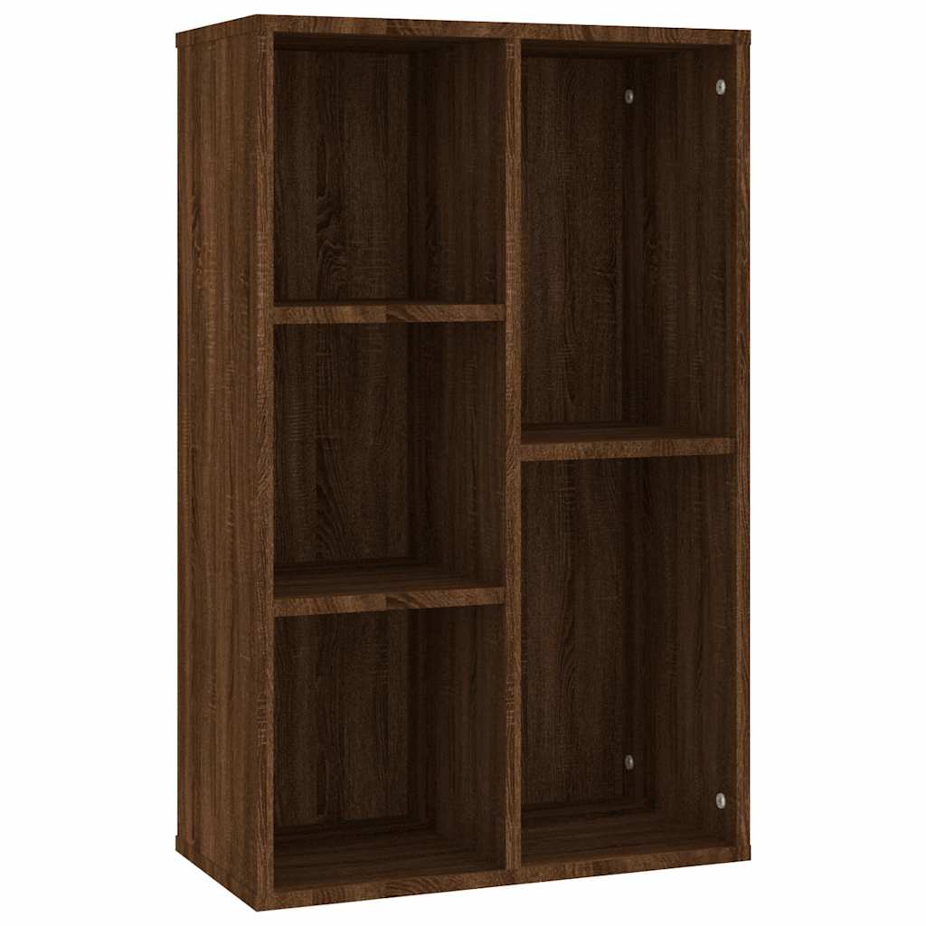 vidaXL Knihovna/příborník hnědý dub 50 x 25 x 80 cm kompozitní dřevo