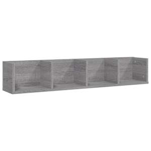 vidaXL CD-seinariiul, hall Sonoma tamm, 100 x 18 x 18 cm, tehispuit