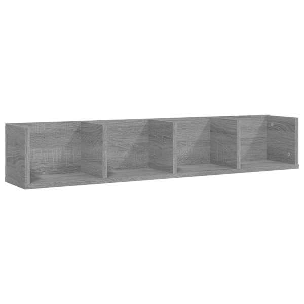 vidaXL CD-seinariiul, hall Sonoma tamm, 100 x 18 x 18 cm, tehispuit