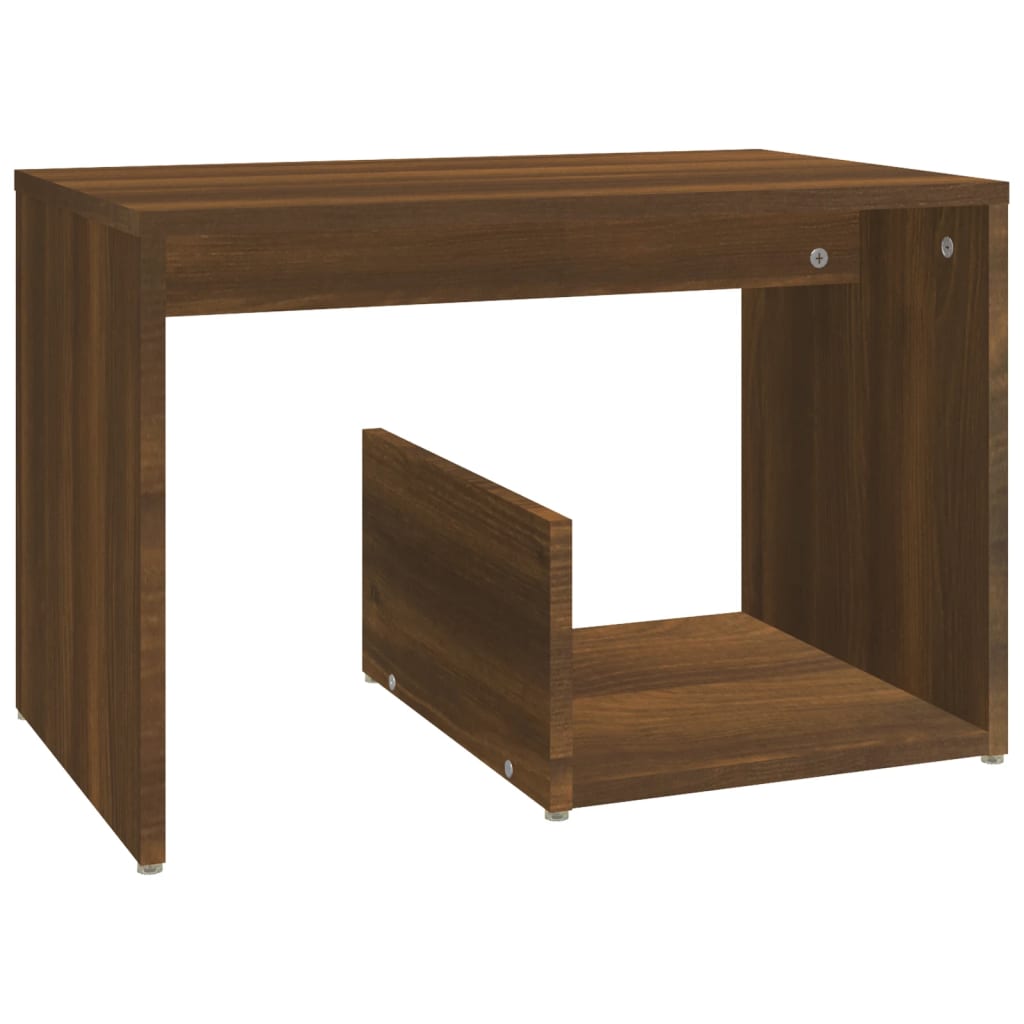 vidaXL Odkládací stolek hnědý dub 59 x 36 x 38 cm kompozitní dřevo