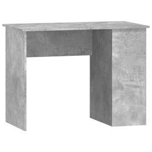 vidaXL kirjutuslaud, betoonhall, 100x55x75 cm, tehispuit