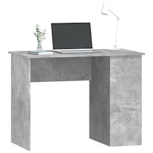 Psací stůl betonově šedý 100 x 55 x 75 cm kompozitní dřevo - obrázek 3