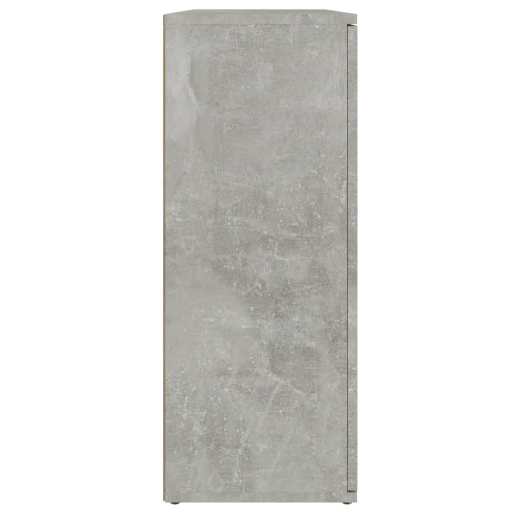 Credenza Grigio Cemento 91x29,5x75 Cm In Legno Multistrato VidaXL 18 width=274
