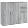 vidaXL puhvetkapp, hall Sonoma tamm, 91 x 29,5 x 75 cm, tehispuit