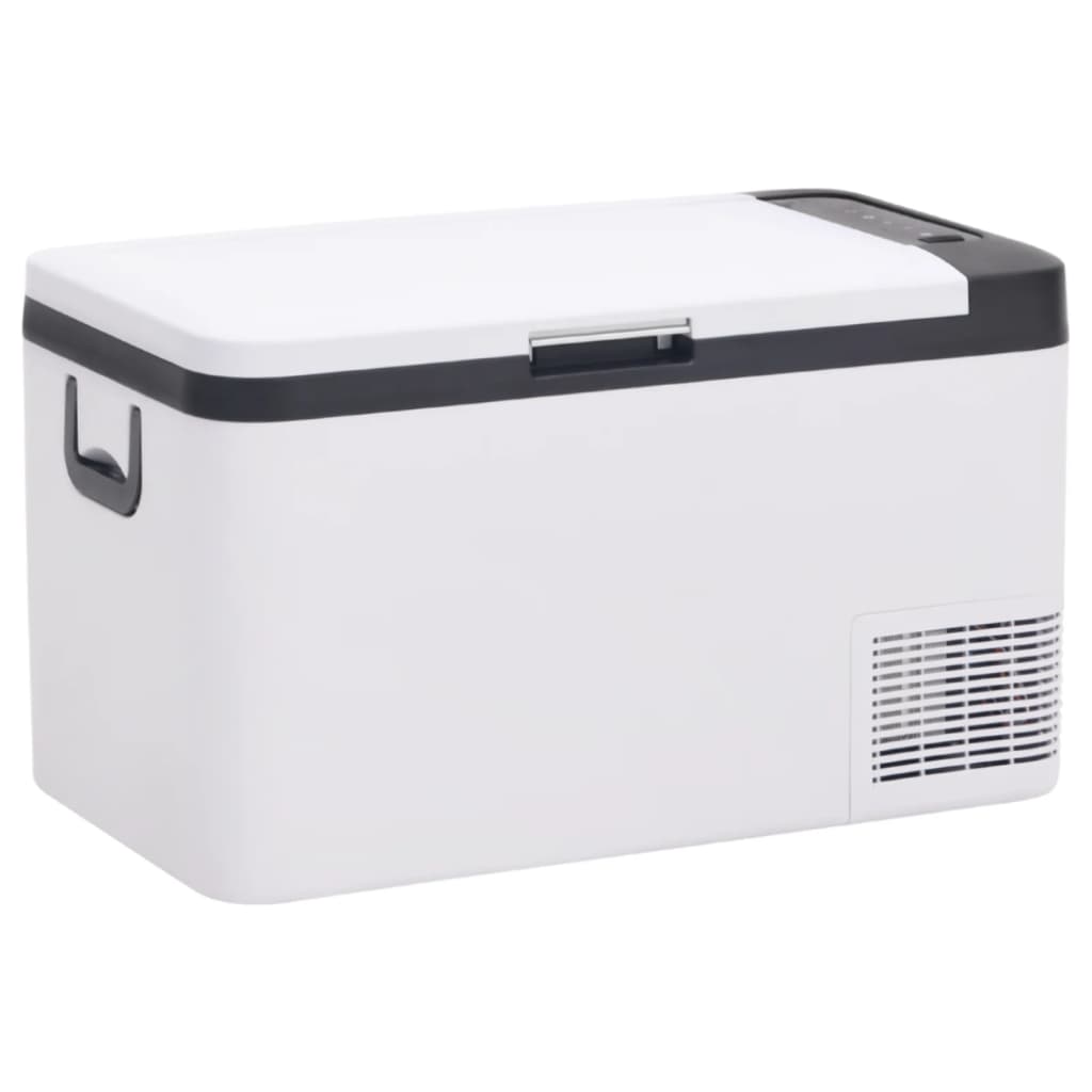 Cool Box with Handle Black and White 18 L PP & PE - Suave Home Ireland