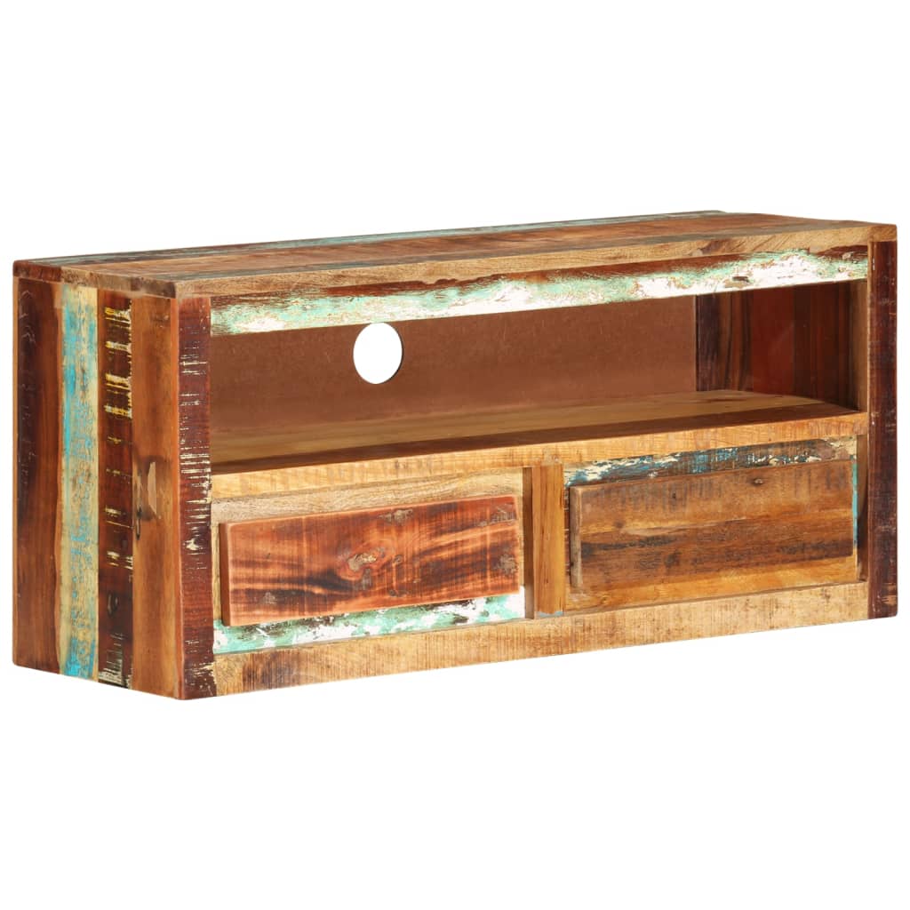 Tv-meubels 2 st 88x30x40 cm massief gerecycled hout image 13
