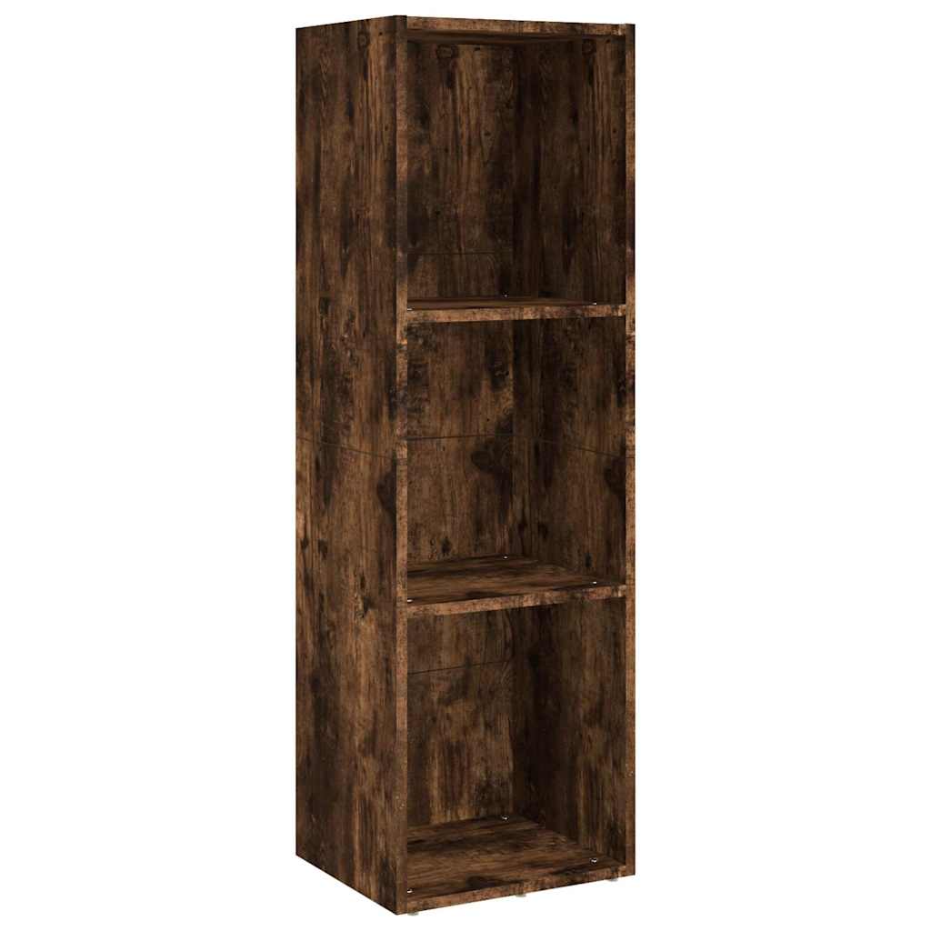 vidaXL Knihovna / TV skříňka kouřový dub 36x30x114 cm kompozitní dřevo