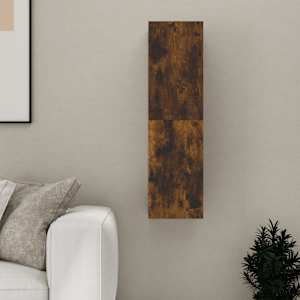 Nástěnná TV skříňka kouřový dub 30,5 x 30 x 110 cm - obrázek 5