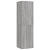vidaXL seina telerikapp, hall Sonoma tamm, 30,5 x 30 x 110 cm