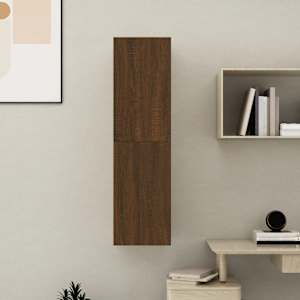 Nástěnná TV skříňka hnědý dub 30,5 x 30 x 110 cm - obrázek 4