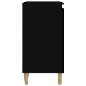Noční stolky 2 ks černé 40 x 35 x 70 cm kompozitní dřevo - obrázek 7