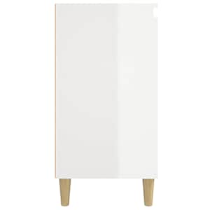 Noční stolky 2 ks bílé vysoký lesk 40x35x70 cm kompozitní dřevo - obrázek 7
