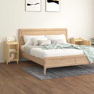 Noční stolky 2 ks dub sonoma 40 x 35 x 70 cm kompozitní dřevo - obrázek 3