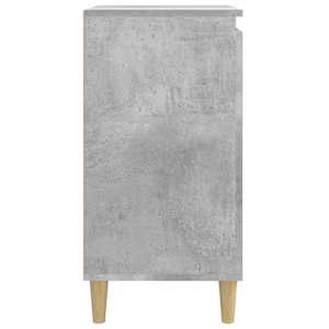 Noční stolek betonově šedý 40 x 35 x 70 cm kompozitní dřevo - obrázek 7