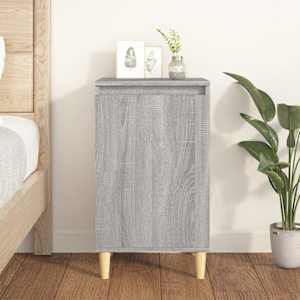 Nočna omarica siva sonoma 40x35x70 cm inženirski les