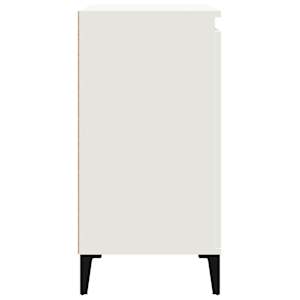 Noční stolky 2 ks bílé 40 x 35 x 70 cm kompozitní dřevo - obrázek 8