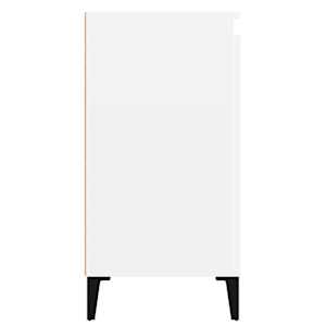 Noční stolky 2 ks bílé vysoký lesk 40x35x70 cm kompozitní dřevo - obrázek 8