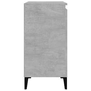 Noční stolek betonově šedý 40 x 35 x 70 cm kompozitní dřevo - obrázek 7