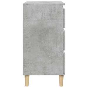Noční stolek betonově šedý 40 x 35 x 70 cm kompozitní dřevo - obrázek 8