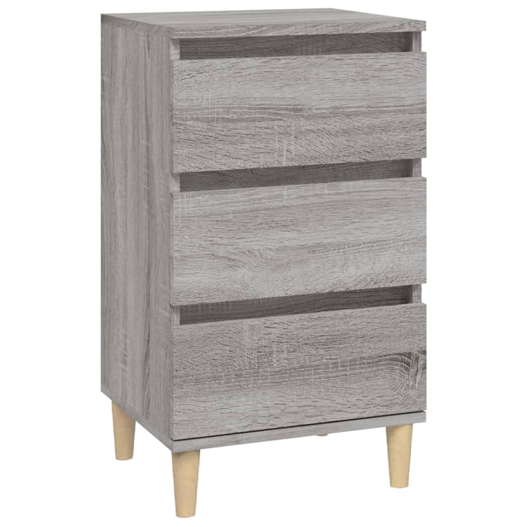 vidaXL Noční stolek šedý sonoma 40 x 35 x 70 cm kompozitní dřevo