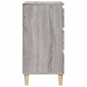 Nočna omarica siva sonoma 40x35x70 cm inženirski les - slika 8