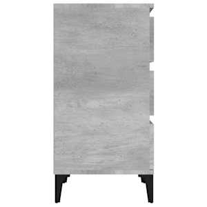 Noční stolek betonově šedý 40 x 35 x 70 cm kompozitní dřevo - obrázek 8