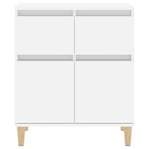 Příborník bílý s vysokým leskem 60x35x70 cm kompozitní dřevo - obrázek 7