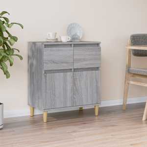 Komoda siva sonoma 60x35x70 cm inženirski les