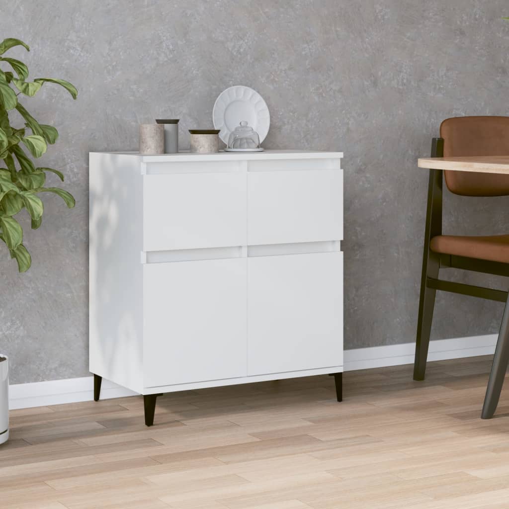 Credenza moderna a 3 ante e 2 cassetti, Buffet da cucina, Madia con  scaffali e ripiani, Made in Italy, Mobile moderno, cm 120x40