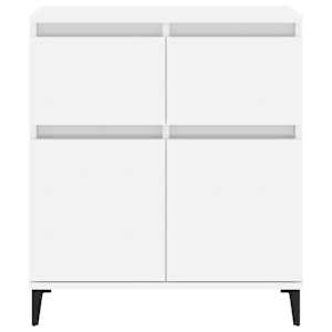 Příborník bílý s vysokým leskem 60x35x70 cm kompozitní dřevo - obrázek 7