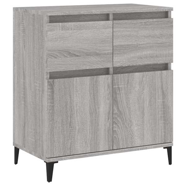 vidaXL puhvetkapp, hall Sonoma tamm, 60x35x70 cm, tehispuit