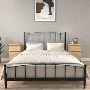 Nočna omarica 2 kosa sonoma hrast 40x35x70 cm