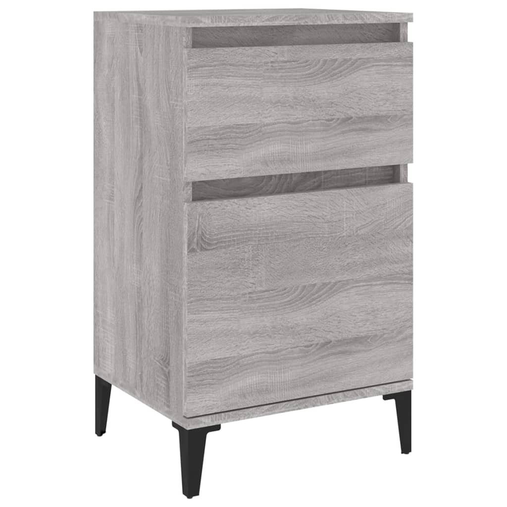 E-shop vidaXL Nočný stolík sivý sonoma 40x35x70 cm