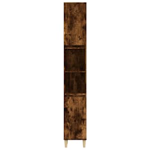 Koupelnová skříňka kouřový dub 30x30x190 cm kompozitní dřevo - obrázek 6