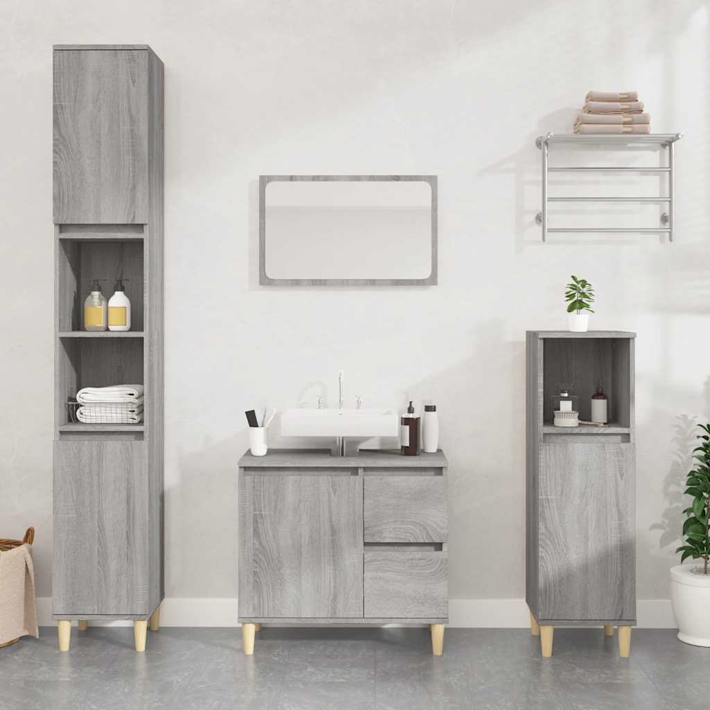 Badschrank, Badschränke, Badezimmerschrank vidaXL