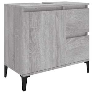 vidaXL vannitoakapp, hall Sonoma tamm, 65 x 33 x 60 cm, tehispuit