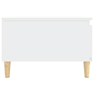 Konferenční stolek bílý 55 x 55 x 36,5 cm kompozitní dřevo - obrázek 8
