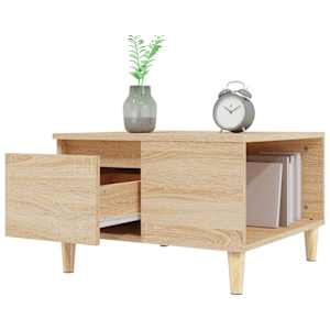 Konferenční stolek dub sonoma 55x55x36,5 cm kompozitní dřevo - obrázek 5