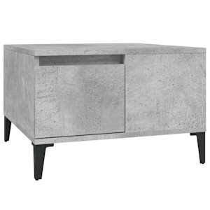 Konferenční stolek betonově šedý 55x55x36,5 cm kompozitní dřevo - obrázek 2