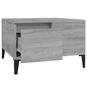 Konferenční stolek šedý sonoma 55x55x36,5 cm kompozitní dřevo - obrázek 6